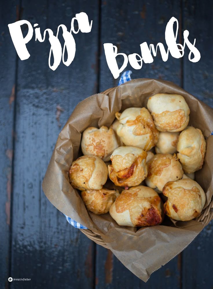 Pizza Bombs selbermachen – Fingerfood Partysnack Idee Pizza Bombs selbermachen – Fingerfood Partysnack Idee