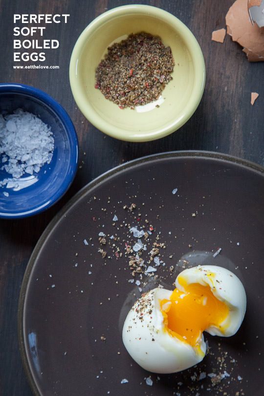 Perfect Soft Boiled Egg. Recipe and Photo by Irvin Lin of Eat the Love
