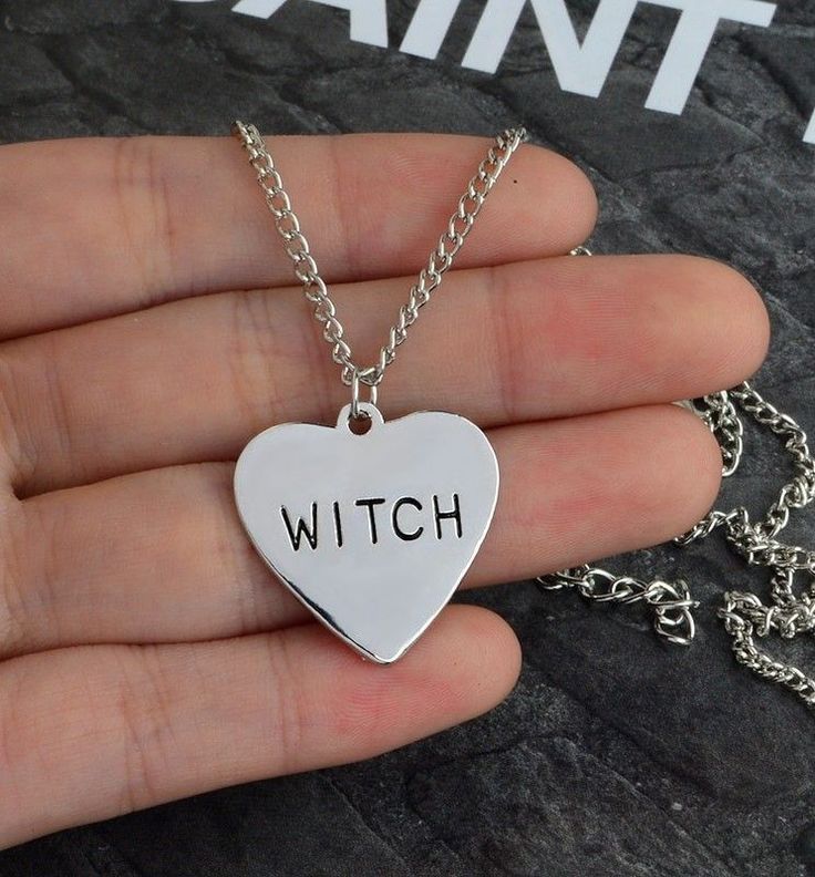 Witch Heart Necklace Witch Heart Necklace