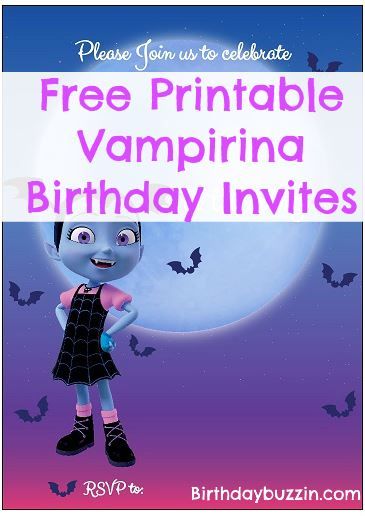 free printable vampirina birthday invitations digital paper craft digital birthday invitations free