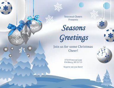 seasons greetings template