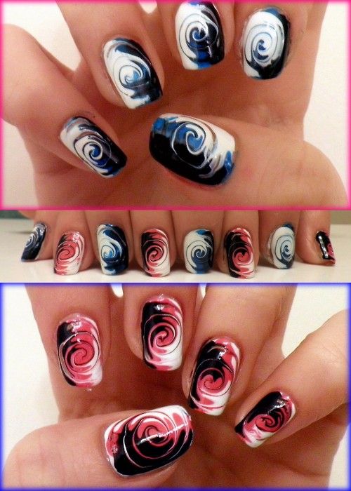 Top 25+ Best Swirl Nail Art Ideas On Pinterest Pretty Nail gotta try these swirls - Top 25+ Best Swirl Nail Art Ideas On Pinterest Pretty Nail