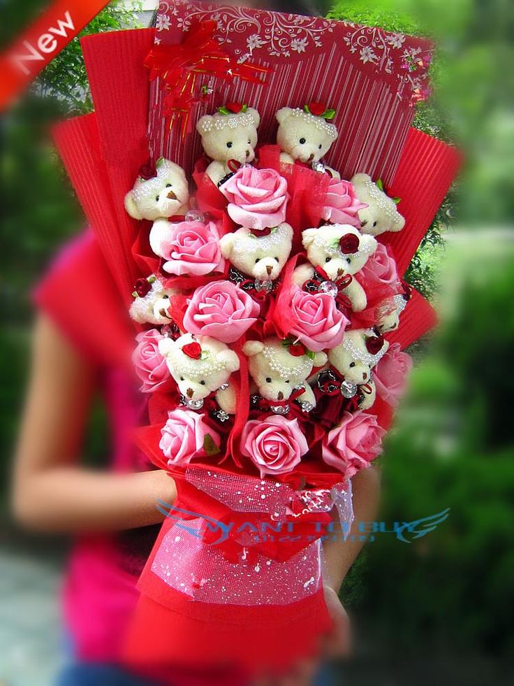 11 teddy bear bouquet for wedding gift christmas g end 9 giant paper flower svg