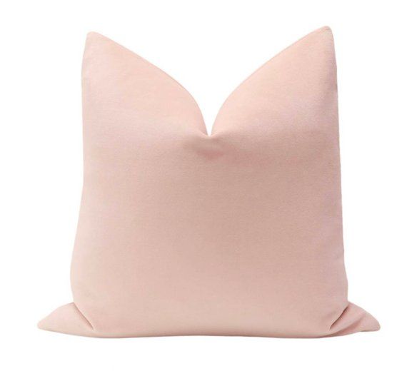 BACKORDER Classic Velvet // Blush Pillow COVER ONLY
