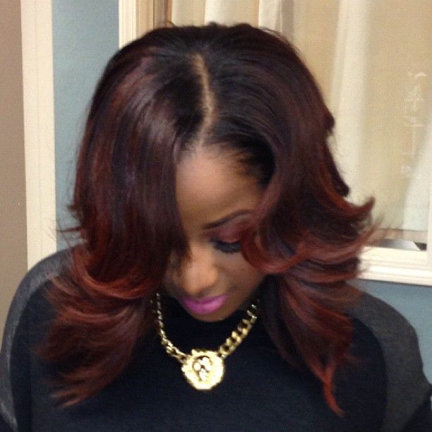 150 Best Toya Wright Images On Pinterest Fashion Toya Wright S New Reddish Brown Hair Color And Cut