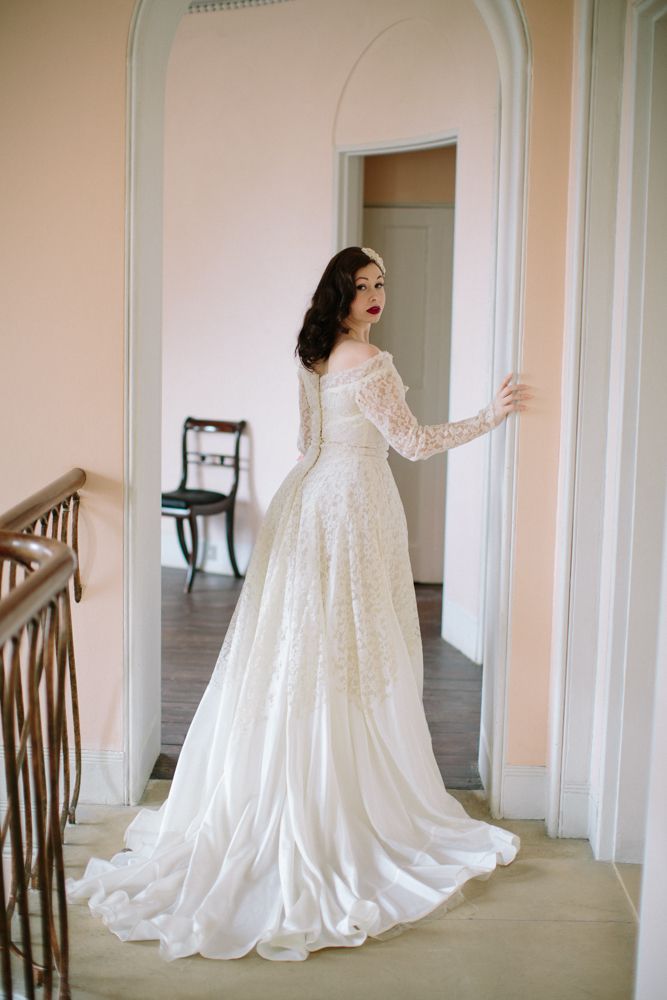 1950 S Wedding Inspiration 4 Vintage Looks For Your Big Day