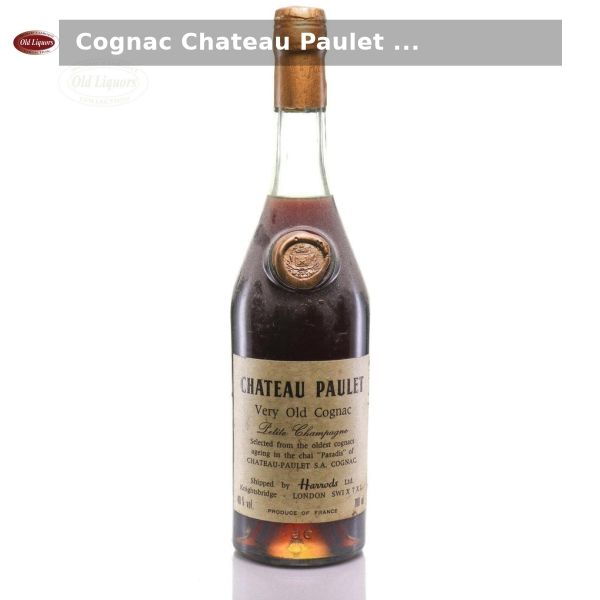 Cognac Chateau Paulet Very Old Petite Champagne in 2022 Champagne, Cognac, Glass wax Cognac Chateau Paulet Very Old Petite Champagne in 2022 Champagne, Cognac, Glass wax
