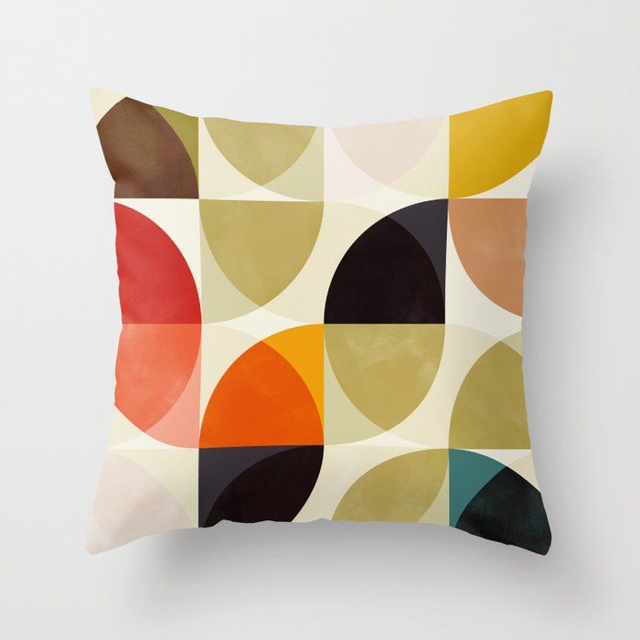 Society6 Shapes Spring Colors by Ana Rut BRE Fine Art on Throw Pillow Society6 Shapes Spring Colors by Ana Rut BRE Fine Art on Throw Pillow