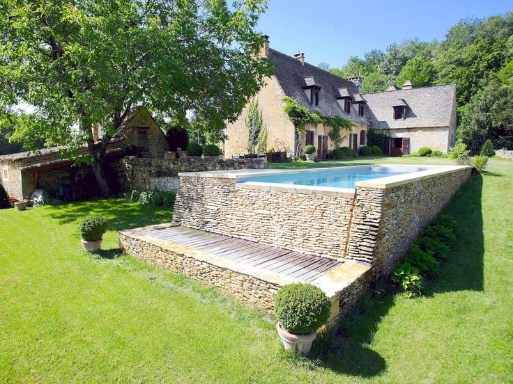 57 best piscine images on Pinterest Decks, Landscaping and Houses - revetement piscine pierre naturelle 57 best piscine images on Pinterest Decks, Landscaping and Houses - revetement piscine pierre naturelle