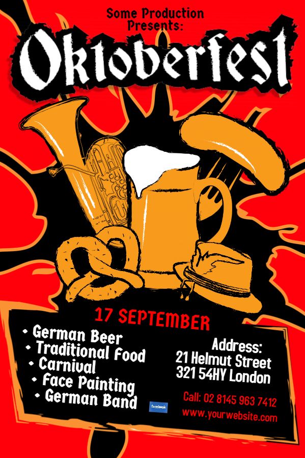 20 best oktoberfest flyer templates images on pinterest flyer oktoberfest event flyer template download