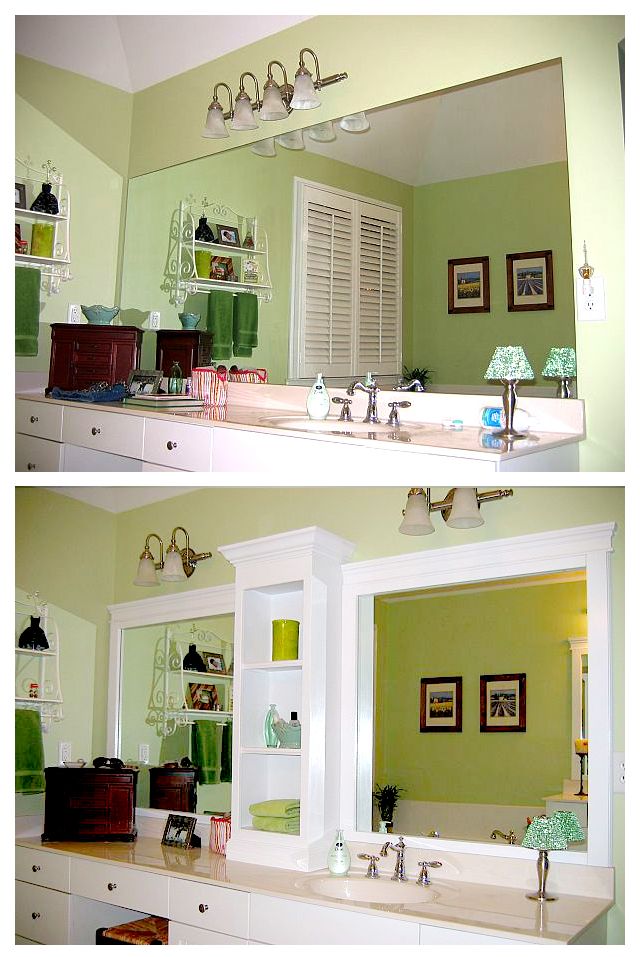 Bathroom Mirror Makeover 25+ best mirror trim ideas on pinterest | diy framed mirrors, diy Bathroom Mirror Makeover 25+ best mirror trim ideas on pinterest | diy framed mirrors, diy