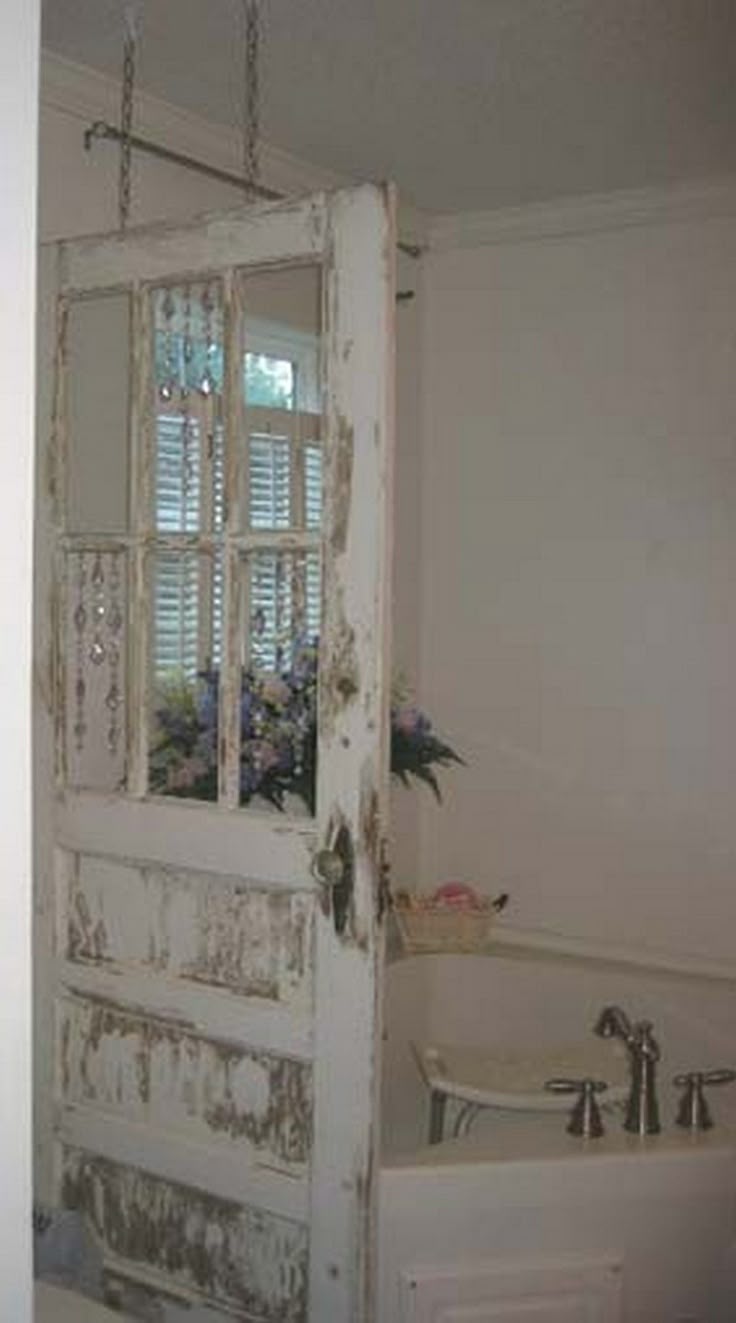 110+ Adorable Shabby Chic Bathroom Decorating Ideas – Rolltüren/Alte Türen und Tore 110+ Adorable Shabby Chic Bathroom Decorating Ideas – Rolltüren/Alte Türen und Tore