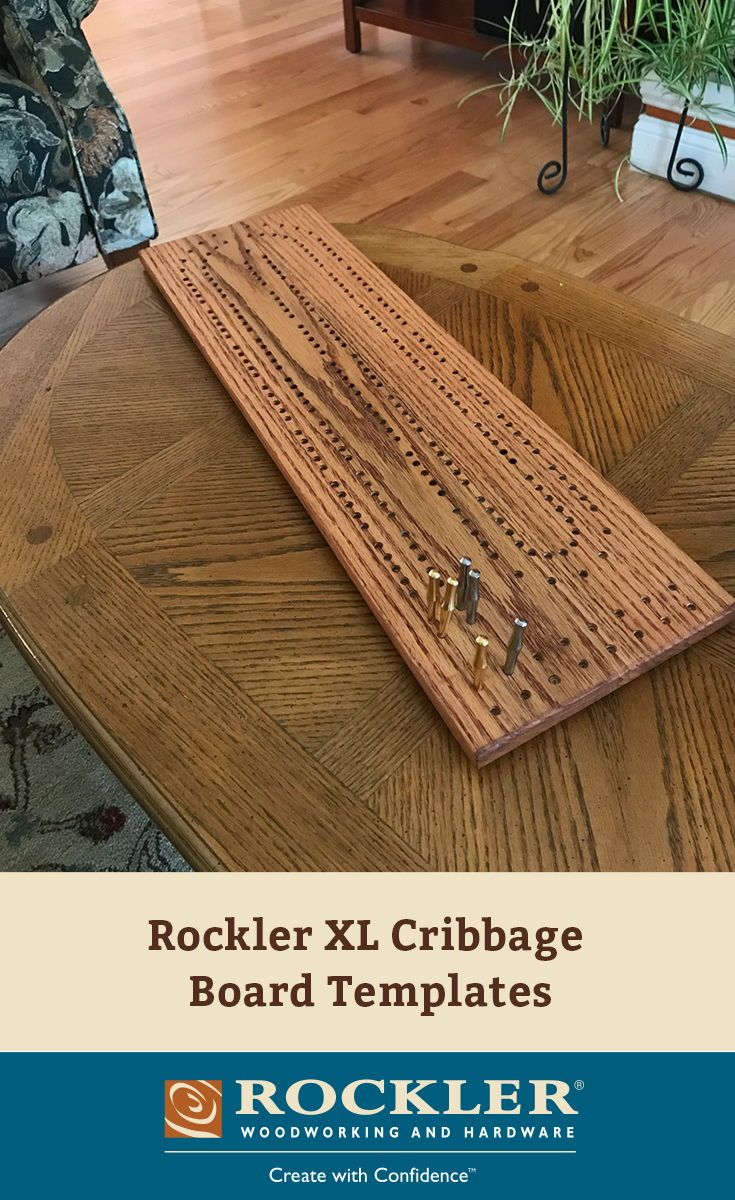 Rockler Xl Cribbage Board Templates 1 4 Hole Create A Rockler Xl Cribbage Board Templates 1 4 Hole Create A 2 3 Times Larger Than Typical With Our New Extra Large