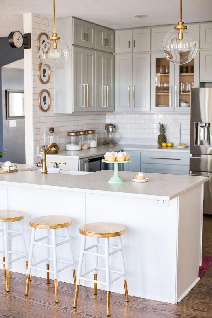 One side one side bar stools Really love the