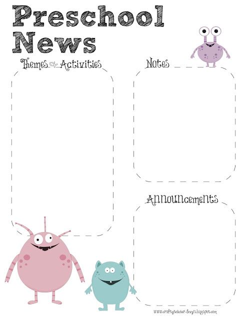 7 best newsletter templates images on Pinterest Newsletter ideas - preschool newsletter template 7 best newsletter templates images on Pinterest Newsletter ideas - preschool newsletter template