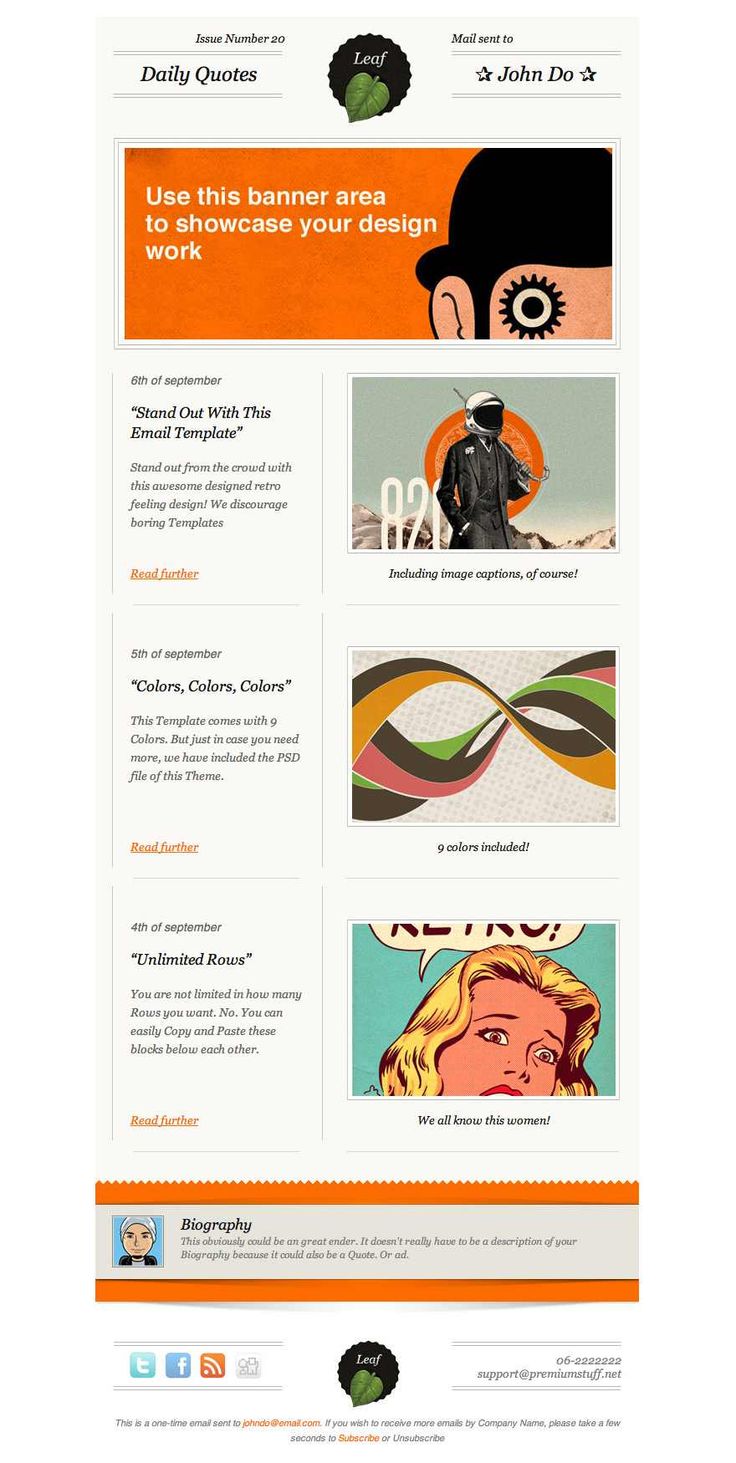 best newsletter design