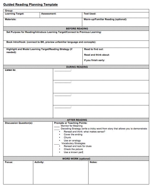 Best 25+ Guided reading template ideas on Pinterest Guided - music lesson plan template Best 25+ Guided reading template ideas on Pinterest Guided - music lesson plan template