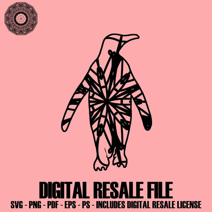 Download Penguin Svg Free Mandala Clipart Mandala | Clip art, Mandala, Free