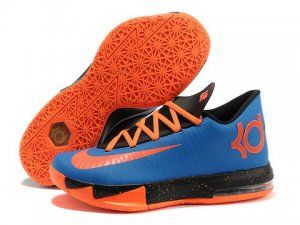 Buy Nike Kevin Durant KD 6 VI Royal Blue/Black-Orange For Sale Lastest from Reliable Nike Kevin Durant KD 6 VI Royal Blue/Black-Orange For Sale Lastest ...