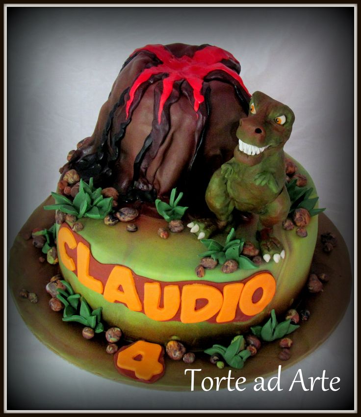 Dino Chocolate Cake Dino Chocolate Cake