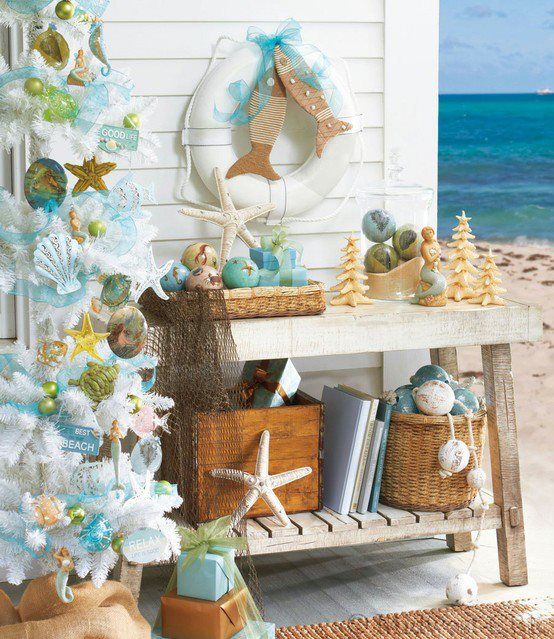 Best 25 Beach Style Holiday Decorations Ideas On Pinterest I Can T Wait To Decorate Our First Beach Themed Christmas Tree This Year