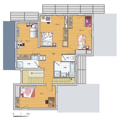 44 best Plan images on Pinterest Architecture, Floor plans and Homes - plan maison plain pied 200m2 44 best Plan images on Pinterest Architecture, Floor plans and Homes - plan maison plain pied 200m2