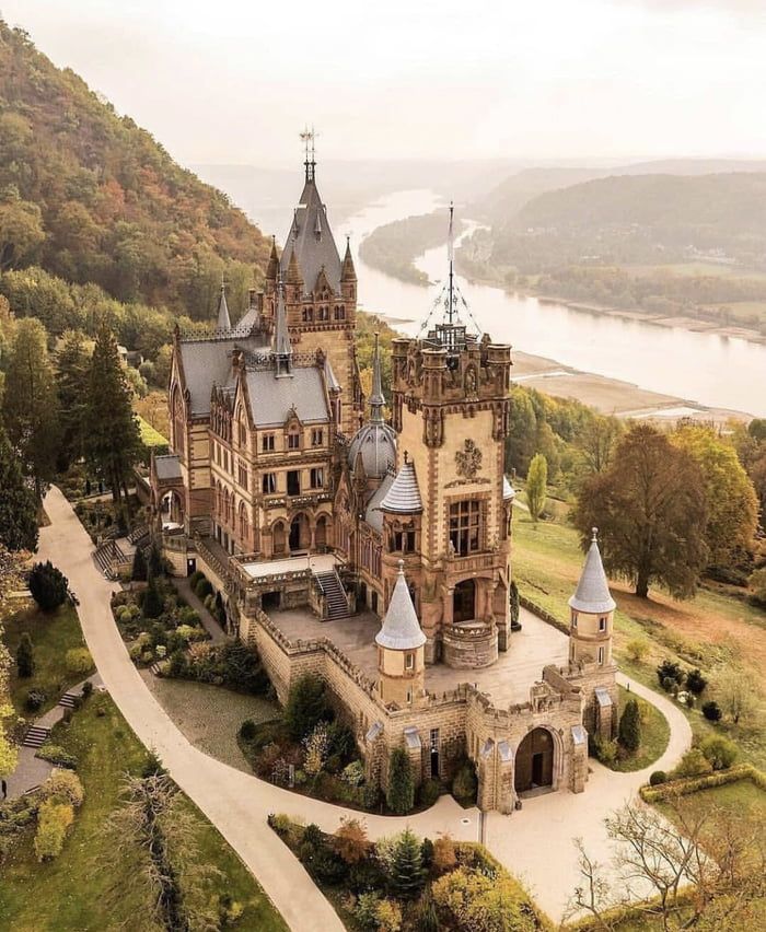 Picturesque Schloss Drachenburg Castle In Germany Germany Castles Neuschwanstein Castle Castle