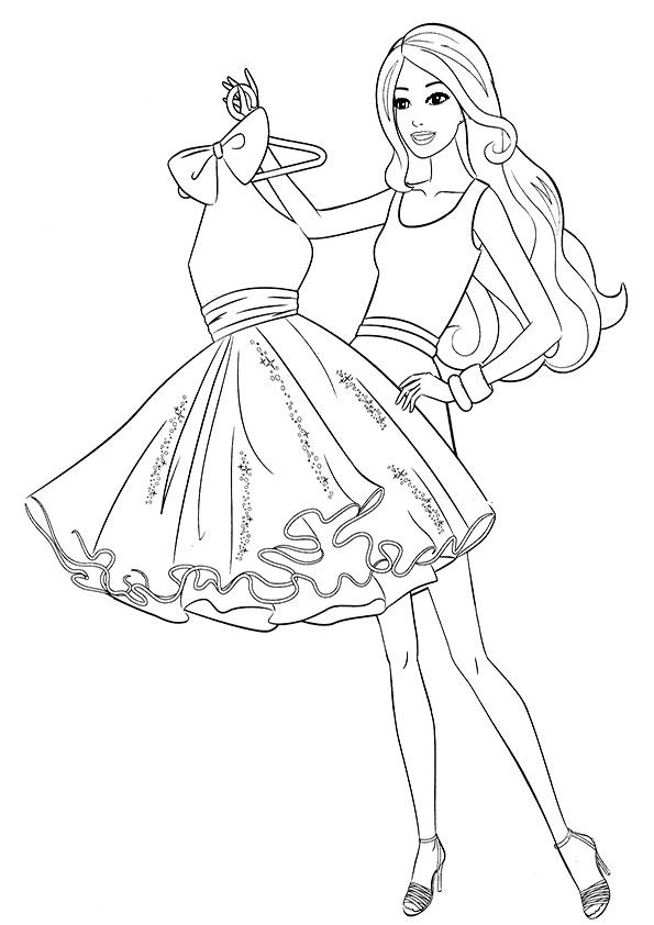 ausmalbilder barbie,34 | Barbie coloring pages, Princess coloring pages ...