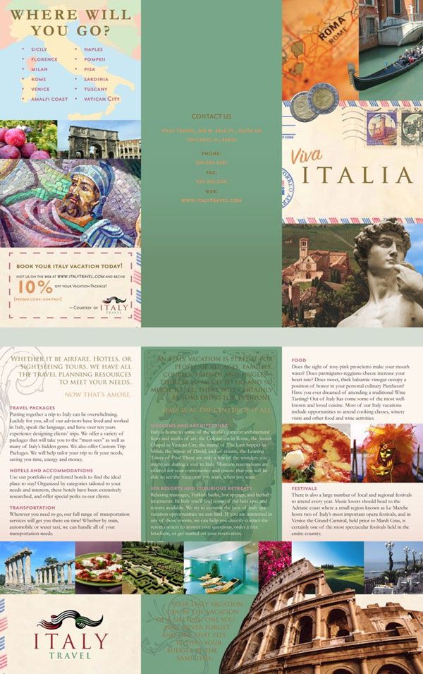 travel pamphlet