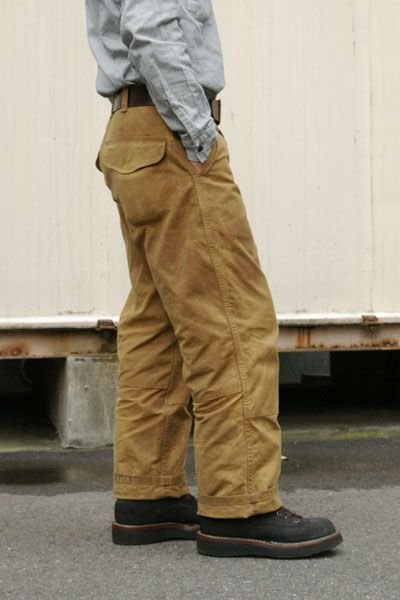 filson single or double tin pants