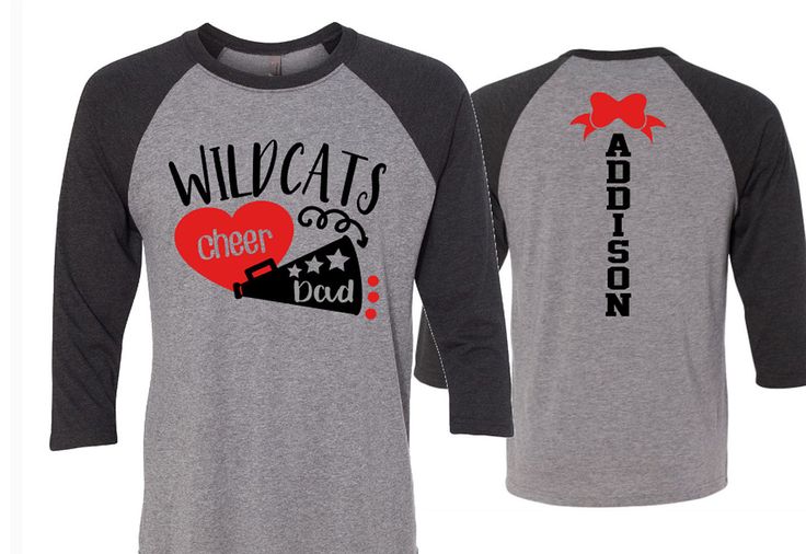 Cheer Dad Shirt Cheer Shirt 3/4 Sleeve Raglan Customize | Etsy | Cheer