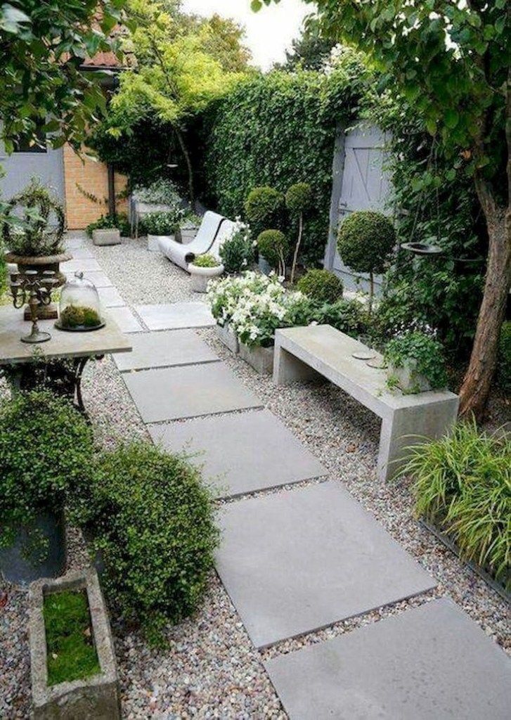 25 Small Back Yard Landscaping Ideas To Define Your Curb Appeal Ideas For House Renovations Small Garden Design Small Gardens Garden Design