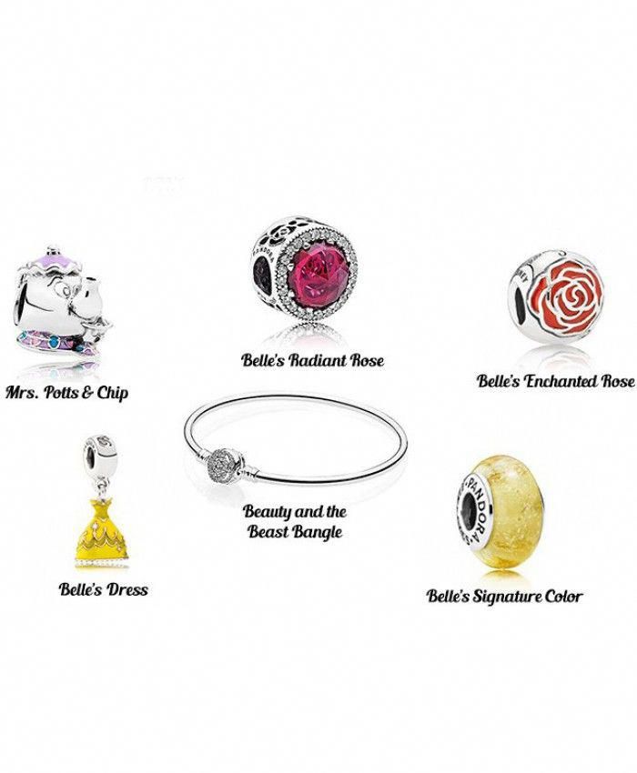 pandora charm bella e la bestia pandora charm bella e la bestia
