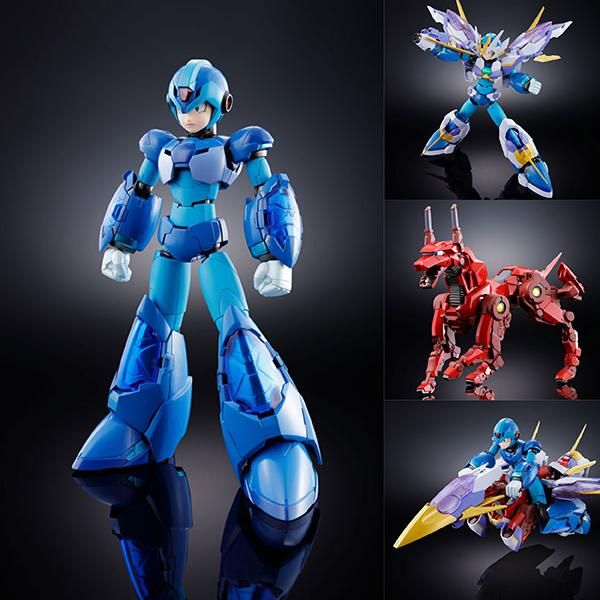 BANDAI CHOGOKIN Rockman Mega Man-x Giga Armor-X Action Figure