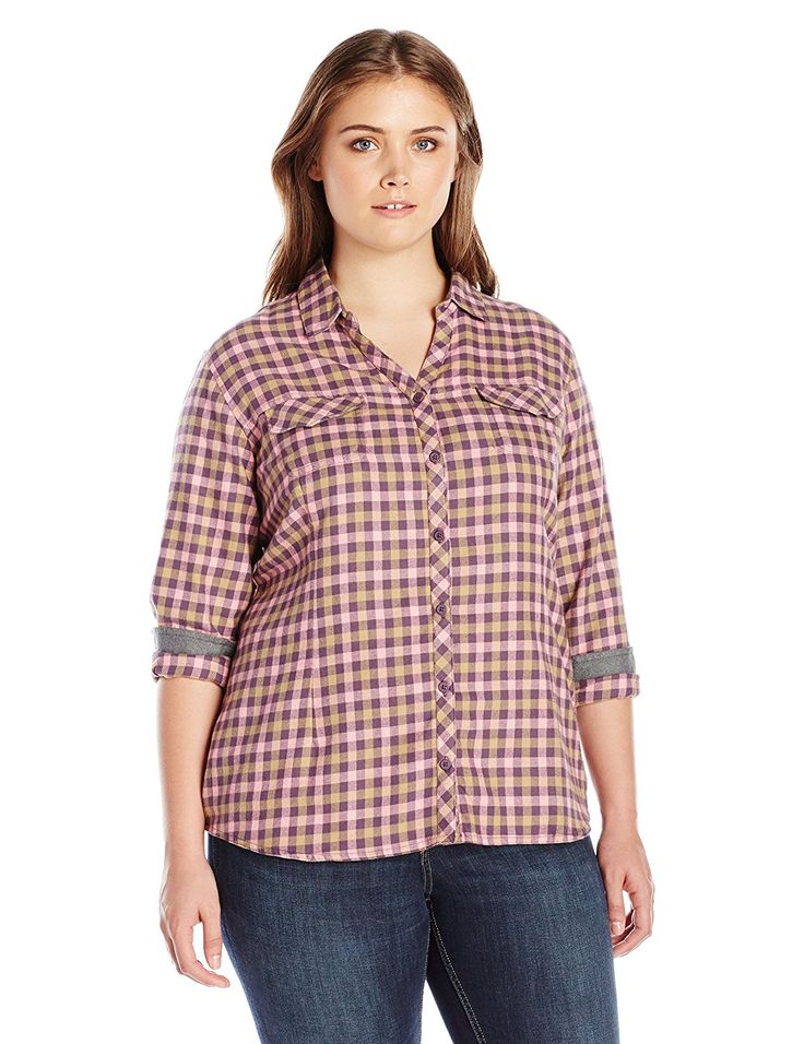 womens flannel shirts plus