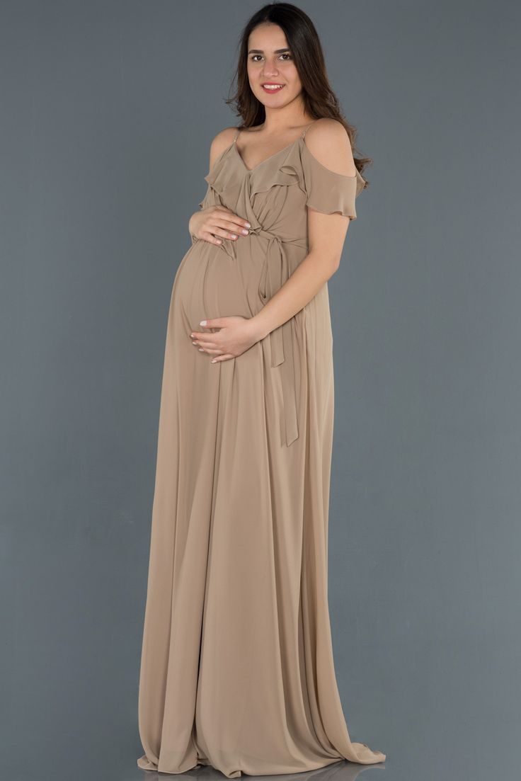 Vizon Yakasi Volanli Hamile Abiye Elbise Abu744 The Dress Elbise Elbise Modelleri Vizon Yakasi Volanli Hamile Abiye Elbise Abu744 The Dress Elbise Elbise Modelleri