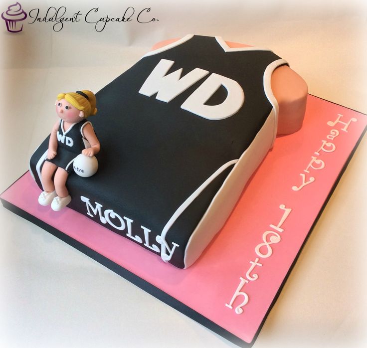 Netball Birthday Cake Netball Birthday Cake