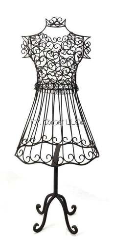 46 best metal wire dress forms images on pinterest dress form vintage metal dress form