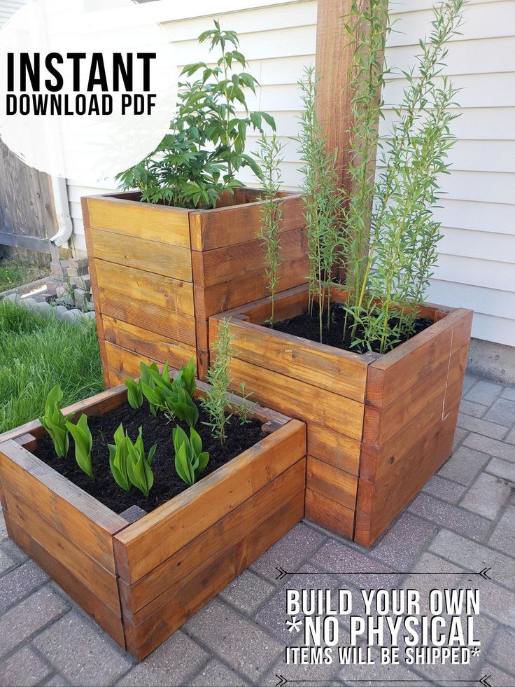 Diy Planter Bo Plans Box Pdf Plan Garden Decor Patio Diy Planter Bo Plans Box, Herb Garden Planter Box Plans