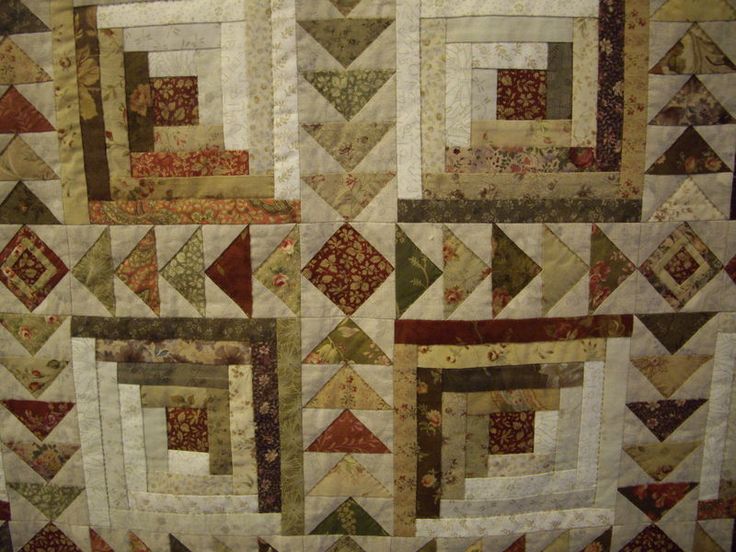 820 best Quilts - Log Cabin variations images on Pinterest Log cabins, Log cabin quilts and ...