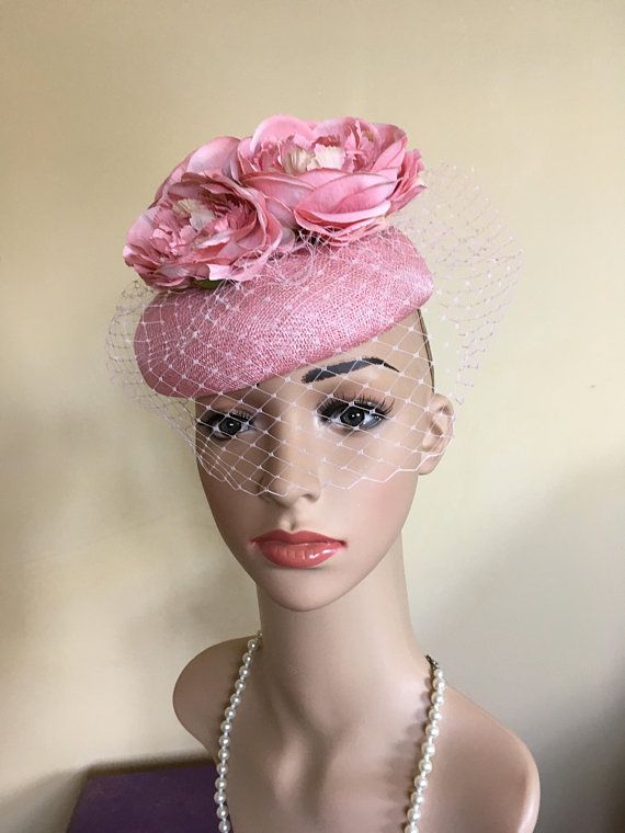 Pink Pillbox Hat Wedding Pinkascot Pink Pillbox Hat Wedding Pinkascot Hats Flower