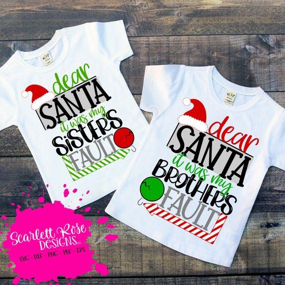 Santa It Was My Brother/'s Fault Baby Unisex Funny Baby Grow Bodysuit