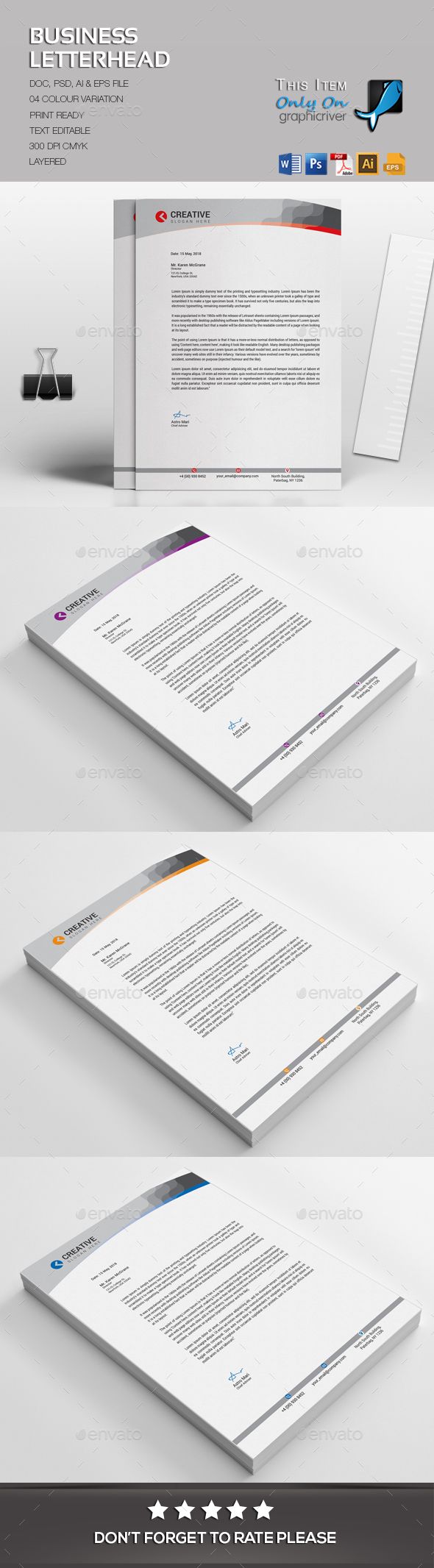 business stationery templates word