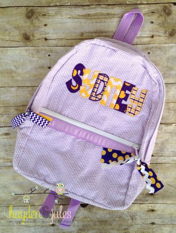 18 best mint applique name seersucker backpacks images on 18 best mint applique name seersucker backpacks images on