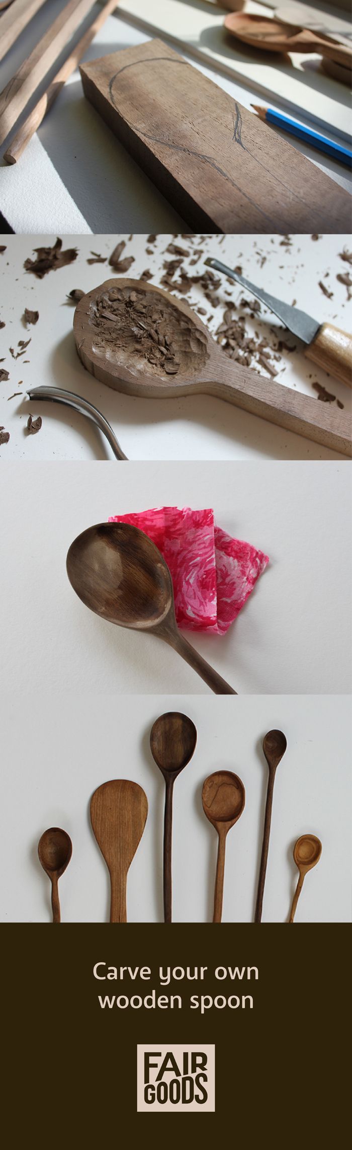 DIY How To Carve Your Own Wooden Spoons DIY How To Carve Your Own Wooden Spoons
