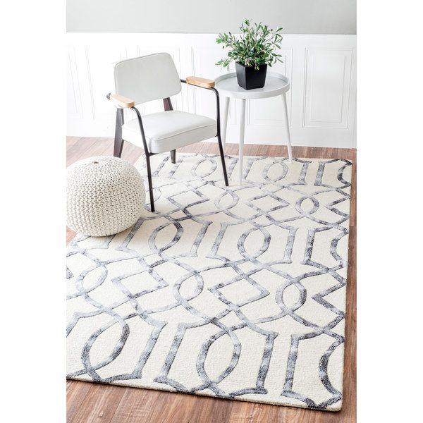 55 Best Decor Rugs Curtains Images On Pinterest Area Nuloom Handmade Interlocking Trellis Wool Viscose Silver Rug 7 6 X 9 Rustic Decoroutlet