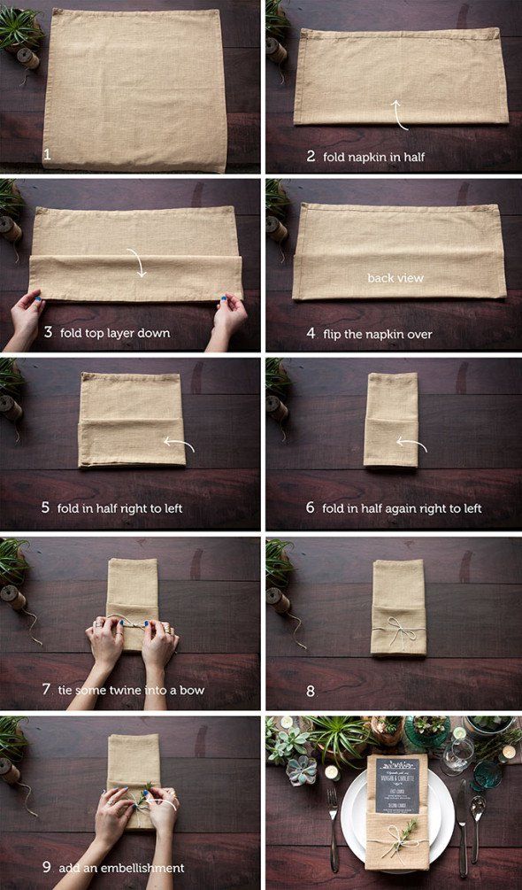 Best 25 Wedding Napkin Folding Ideas On Pinterest How To Fold A Napkin With Wedding Menu Pin This Now You Won