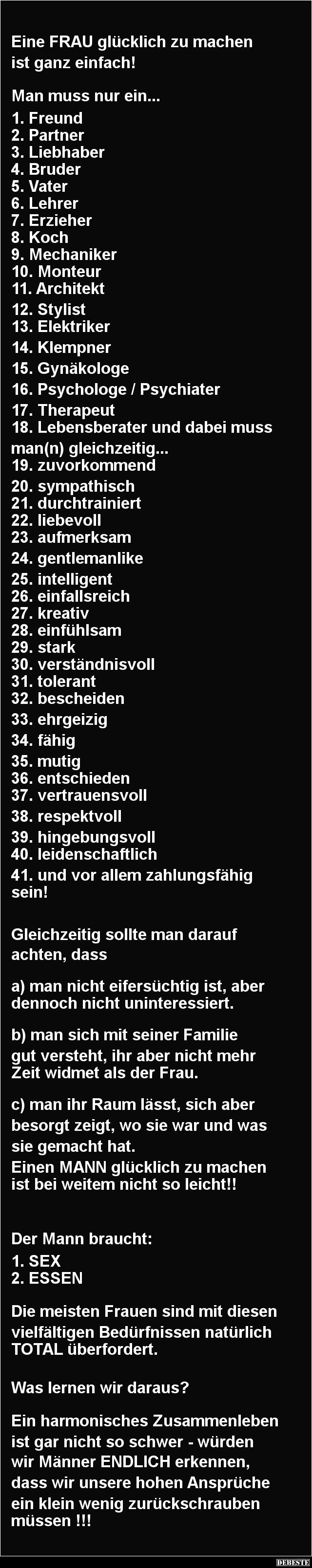 Eine frau kennenlernen sprüche