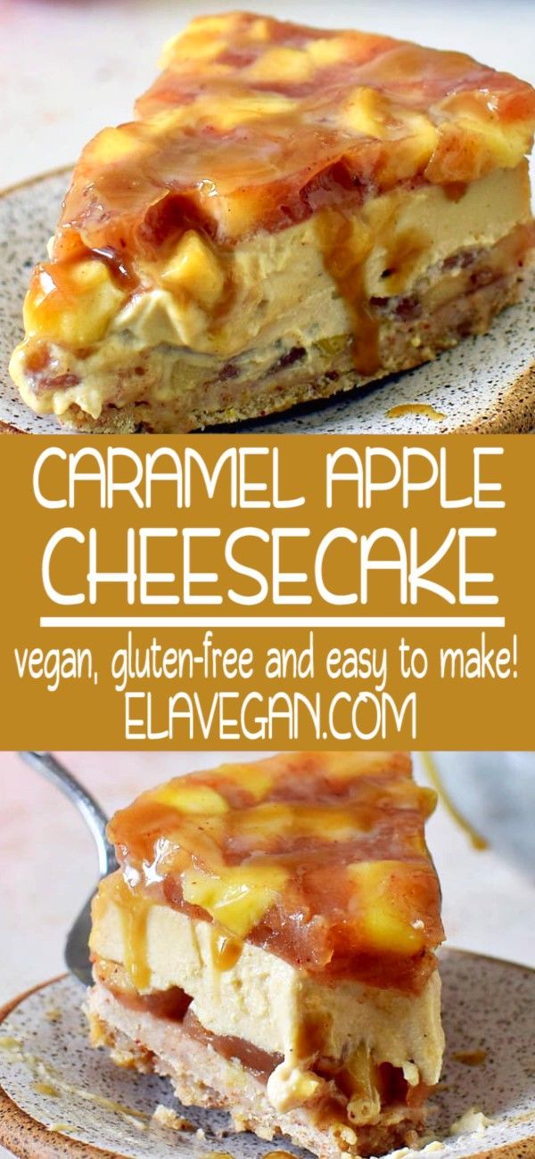 This Caramel Apple Cheesecake With A Homemade Apple Pie Filling