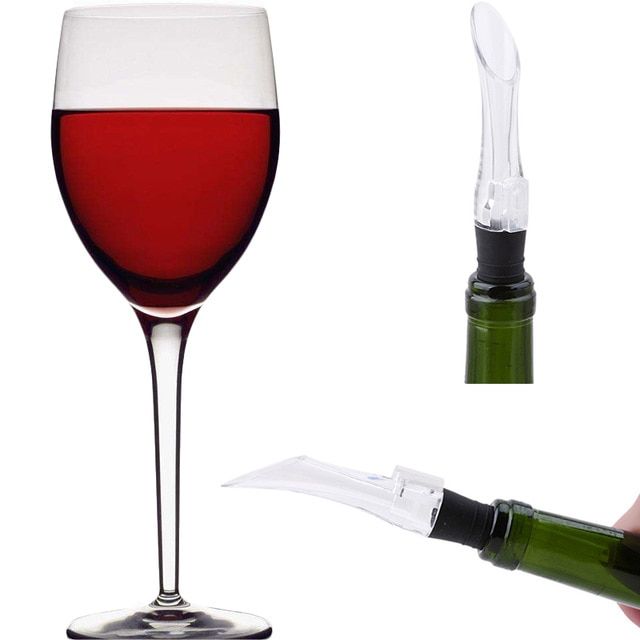 Amorosa Aerating Wine Glasses Set Of 2 Wine Cellar Racks Red